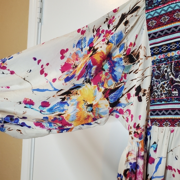 Umgee| Boho style mini dress size Large - Picture 6 of 13